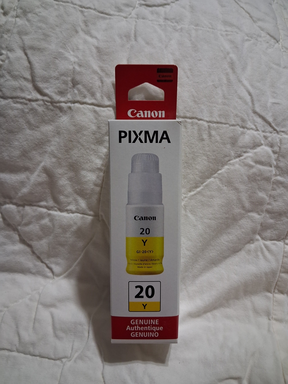 Canon Yellow PIXMA 20 Ink Bottle